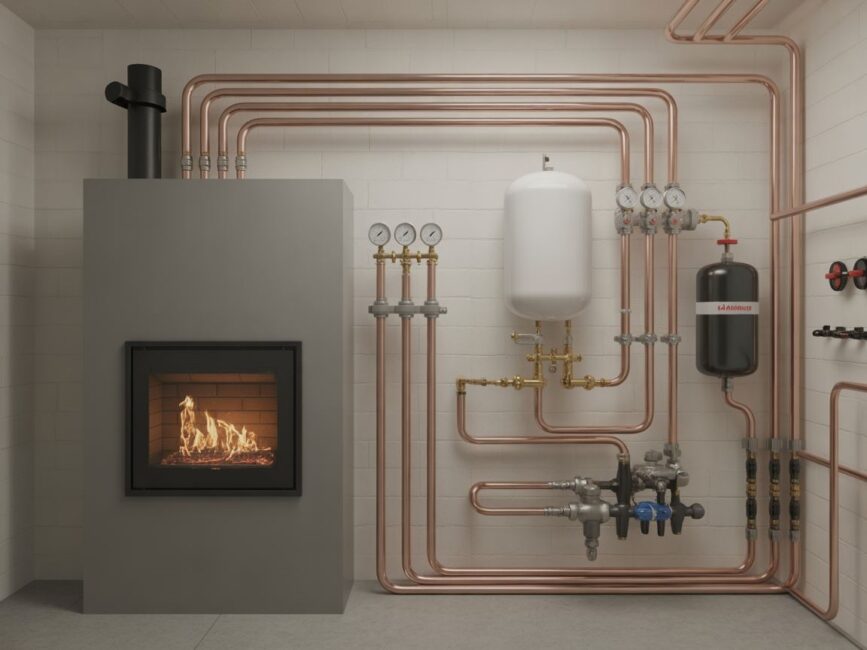 bufor do kominka wodnego