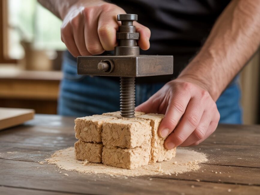 domowy brykiet z trocinwasteaid