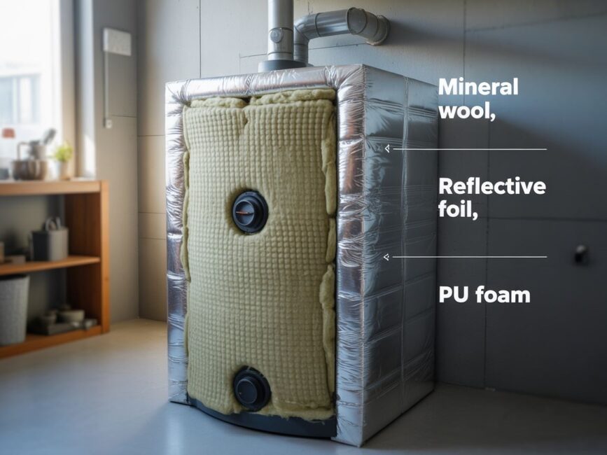 izolacja bojlera folią