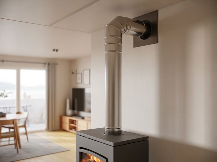 podwójna rura spalinowa