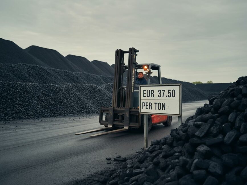 tona węgla cena eur