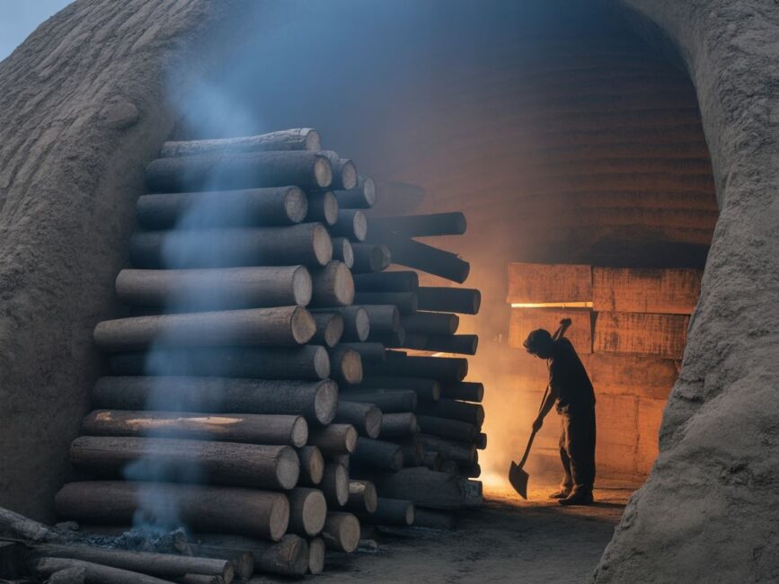tradycyjny kopiec węglarski