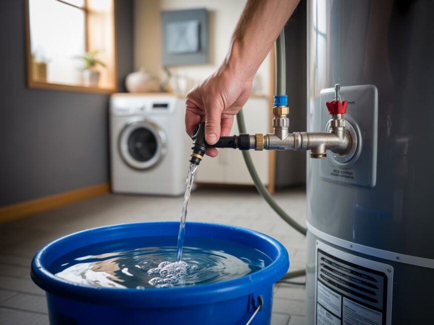 usuwanie powietrza z zasobnika