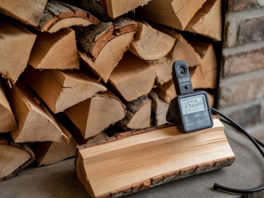 wilgotność drewna 15–20%